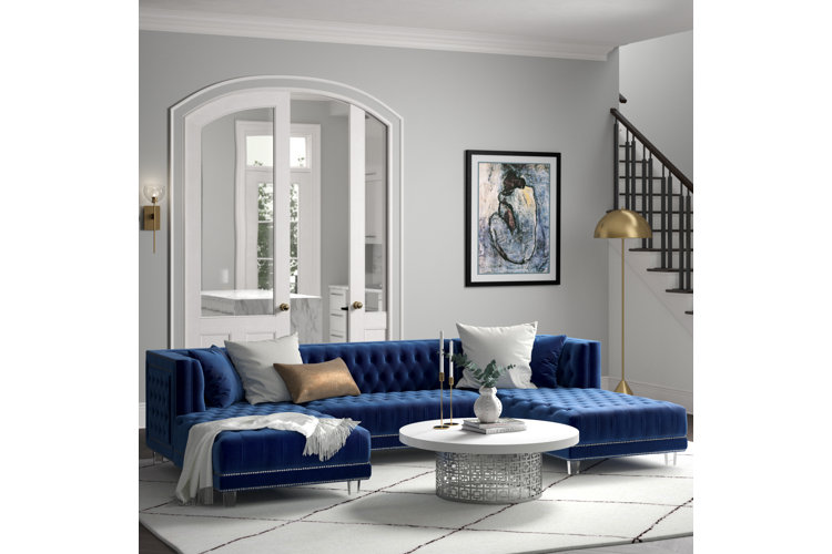 Velvet 2024 symmetrical sectional